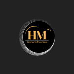 Black and Gold Elegant Modern Initial Name Logo